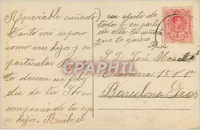 युवा महिला — पोर्ट्रेट — R&R 4866/5 — पीछे