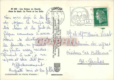 Os Daims em liberdade — no fundo: a Verte e os Drûs — IRIS — Verso
