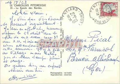 A Ronda das Bordes — Os Charolais — Edições ALLAIN — Verso