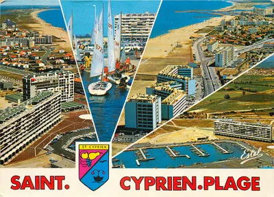 Saint-Cyprien-Plage — vista panorâmica — Estel