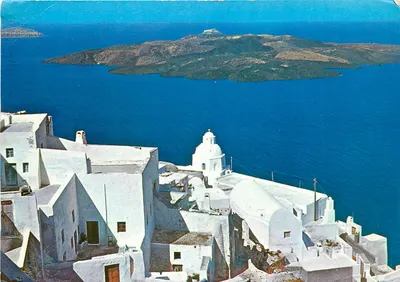 Théra — Visão para a ilha Kameni — editor THERA, n° 4-765