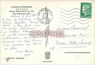 Colmar — Dom Pfister z 1537 roku — Wydawnictwo IRIS — Rewers