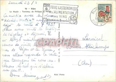 Grób Filipa Sprawiedliwego — Bazylika w Vézelay — Cap — Rewers