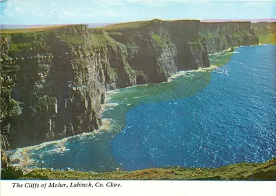 As falésias de Moher, Lahinch, Co. Clare — PenmanCards, n°100