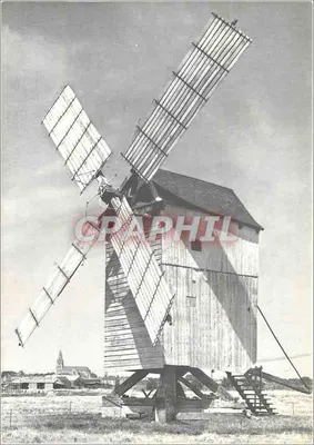 O Moinho de Maves (Loir-et-Cher) — Século XV — Foto Gaby Soyer, Imp. Garillian, Vandeau