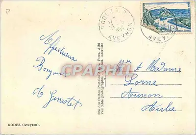 Rodez — Souvenir of Rodez — Back