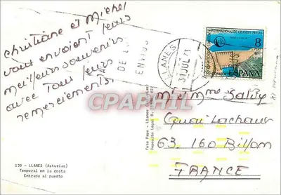 Llanes (Asturies) — Vista de la costa — Foto Pepe, serie 139 — Reverso