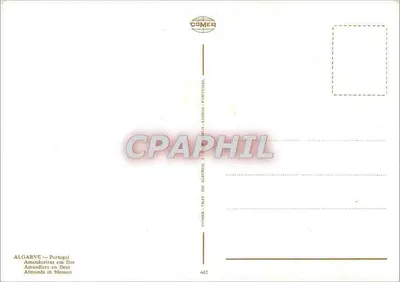 Algarve — Amandeiers en flor — COMER, nr 642 — Rewers