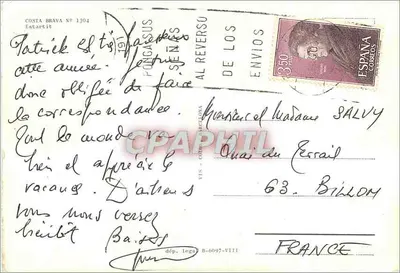 Estartit — Costa Brava — editor Pongasus, n° 1304 — Verso