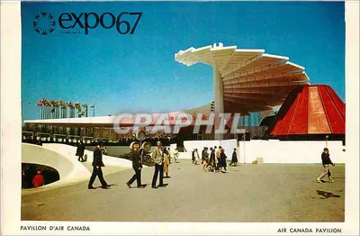 Pavilion Stanów Zjednoczonych — Expo 67 — wydawca nie widoczny — Rewers