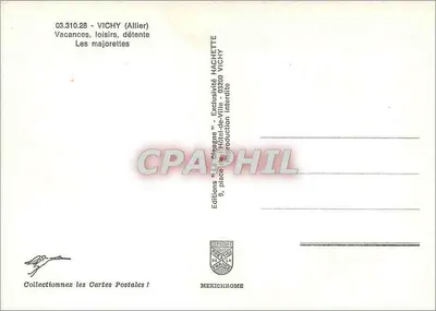 Majoretki — Vichy (Allier) — Wydawnictwo 'La Crapagne' Hachette — Rewers