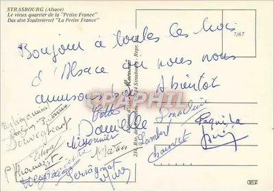 Strasbourg (Alsacja) - Stare dzielnice 'Petite France' — wydawca 'Marabout' nr 234 — Rewers