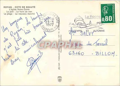 Royan — widok panoramiczny — CPAPHIL — Rewers