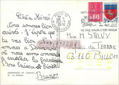 Castelo de Courances — Essonne — editor Cim — Verso