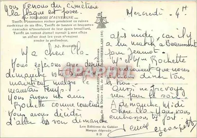 Cachoeira de La Plagne — Subfloresta de Auvergne — Les Éditions du Gabier — Verso