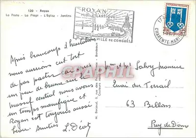 RoyaN — Pamiątka z Royan — Tito — Rewers