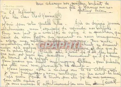 Cannes — Port i Croisette — Półwysip Azury — Rewers