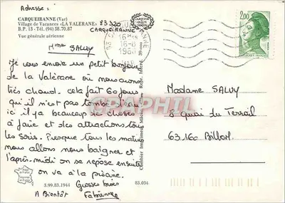 Vila de Férias « La Valerane » — Carqueiranne — editor Cinq — Verso