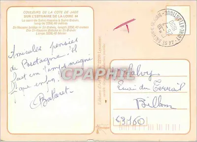 Most w Saint-Nazaire — nad ujściem Loary — Wydawnictwo Sztuki Launay — Rewers