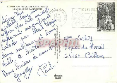 Circo de Saint-Même — paisagens e camping — Éditions de l'Écorche-Bron — Verso