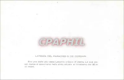 Syrakus — Latomia del Paradiso oder dei Cordari — Rückseite