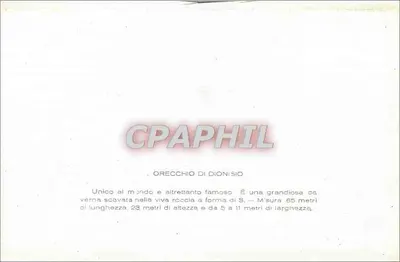 Siracusa - Orelhão de Dionísio — Verso