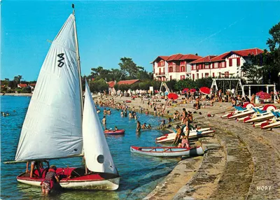 Hossegor — praia e barcos a vela — Mopy