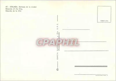 Malaga — Vista de la ciudad — Garcia & Cia S.R.C. — Reverso