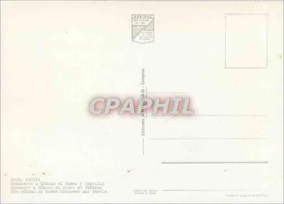 Tarifa — Monumento a Gúzman el Bueno y Castillo — Edições ARBITAS — Verso