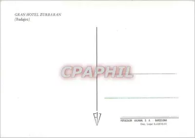 Gran Hotel Zurbaran — Badajoz — FOTOCOLOR VALMAN S.A. - BARCELONA — Rewers