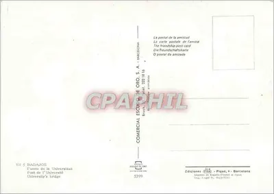Most Universidad — Badajoz — Wydawca: Comercial Escudo de Oro, S.A. — Rewers
