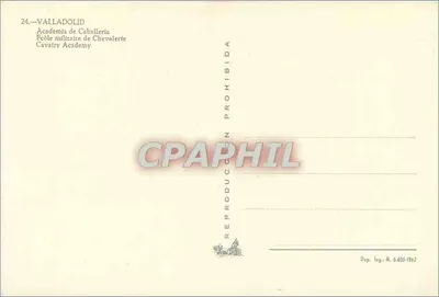 Valladolid — Academia de Cavalaria — n°24 — Verso