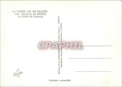 Il Passo di Lancone — Vicino a Bastia — Edizioni M.-C. Miramont — Verso