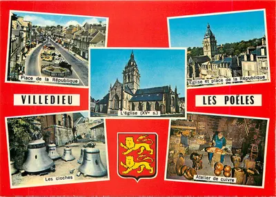 Villedieu-les-Poêles — Vista panorâmica e monumentos — Edição Artiaud Frères