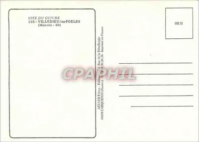 Villedieu-les-Poêles — Cidade do Cobre — Artaud Frères, editor — Verso