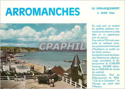 Arromanches — Desembarque 6 junho 1944 — N° 14117