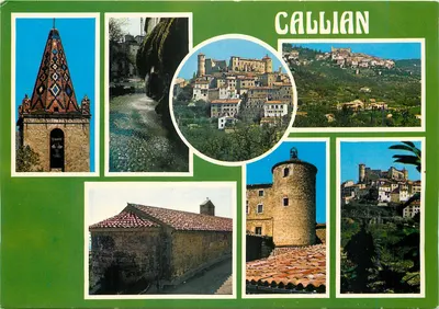 Callian — aldeia medieval — Impressor Combier, n° C 85029