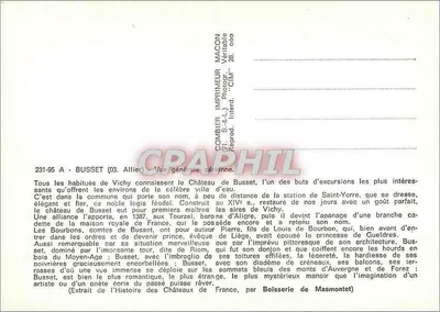 Zamek w Busset — Allier — Wydawca Macon — Rewers