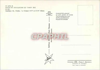 Bazylika św. Cecylii. Krypta XV i XVI wieku — Wydawnictwo D'ORD - Font Romeu — Rewers
