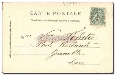 Chambéry - Poort van Sint-Dominiek — Boekhandel A. Perrin, n° J.J.2186 — Achterkant