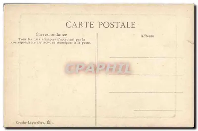Chambéry (Savoie) — Wieża Zamku — Routin-Laperrière — Rewers