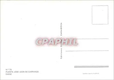 Most Jose León de Carranza — Kadyks — Wydawnictwo Siciliaza — Rewers