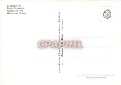 La Gardesana — Rota panorâmica ao lago de Garda — Edições Fantoni & Rivetter — Verso