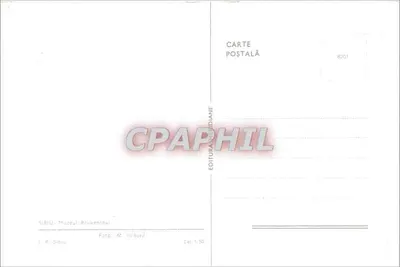 Sibiu - Museu Brukenthal — Editor: Editura Postaliane, n° 8001 — Verso