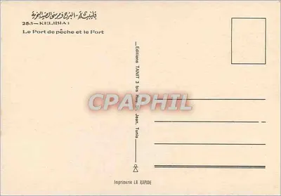 Kélibia — Port rybacki i Fort — Éditions TANIR — Rewers