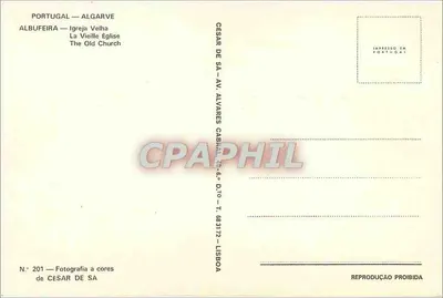 Albufeira — Stara Katedra — Cesar de SA — N° 201 — Rewers