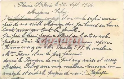 Paryż - Bazylika Sacré-Cœur w Montmartre — widok panoramiczny — nieznany wydawca, nr serii 924 — Rewers