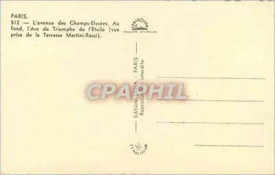 Paryż — Aleja Champs-Élysées — Arc de Triomphe — Wydawnictwo Falcon — Rewers