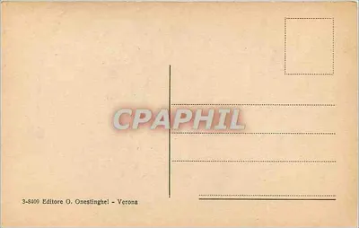 Verona — Szczegółowy widok Areny — wydawca O. Onestinghel, nr 3-8409 — Rewers
