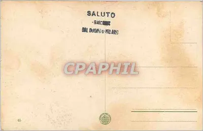 Milano - Duomo - Guglia maggiore — wydawca nieznany, numer serii 65 — Rewers